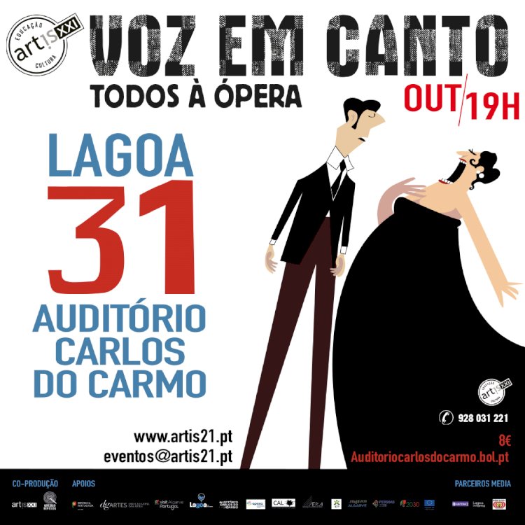 Voz em Canto – Todos à Ópera | Auditório Carlos do Carmo | Lagoa