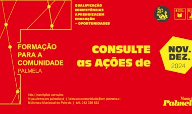 “Formação para a Comunidade”: inscreva-se nas últimas acções do ano!