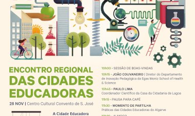 Encontro Regional das Cidades Educadoras - 28 de Novembro - Centro Cultural Convento de S. José