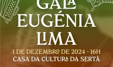 XII Gala Eugénia Lima acontece a 1 de Dezembro na Sertã
