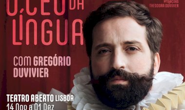 Gregório Duvivier regressa aos palcos portugueses com o céu da língua