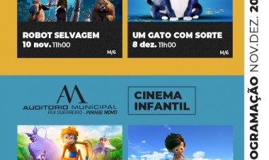 Novembro/Dezembro: sessões imperdíveis de Cinema Infantil em Palmela e Pinhal Novo!