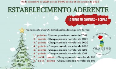 Sorteio de Natal com 2.500€ em prémios volta a marcar a época Natalícia