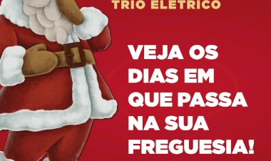 Paços de Ferreira | O Pai Natal vai à rua | Trio eléctrico