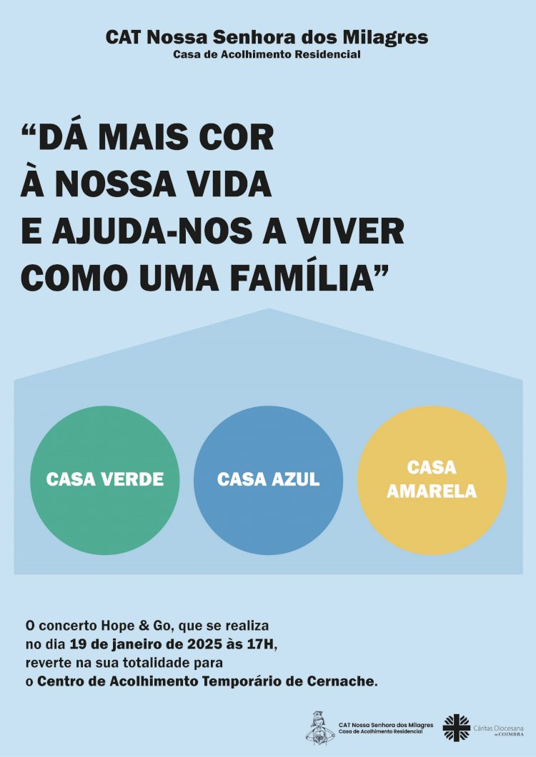 OPE&GO:H concerto solidário apoia crianças em situação de perigo