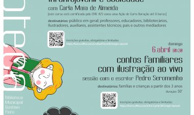 Encontros com os escritores Carla Maia de Almeida e Pedro Seromenho na Semana da Leitura de Torres Novas