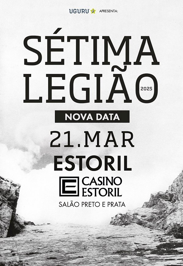 Sétima Legião celebram a música portuguesa no Casino Estoril no dia 21 de Março