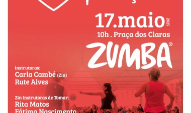 Aula gratuita de zumba assinala «Mês do Coração» em Torres Novas