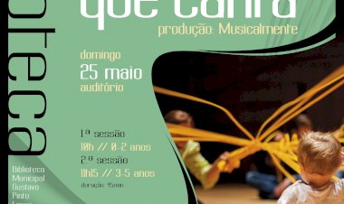 Ciclo de histórias para a infância - «Um livro que canta» na BMGPL