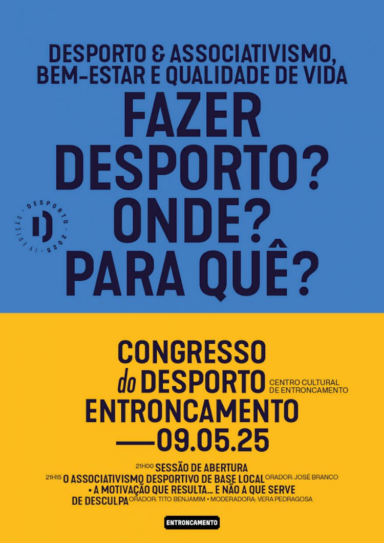 Congresso do Desporto – 9 a 24 de Maio no Médio Tejo