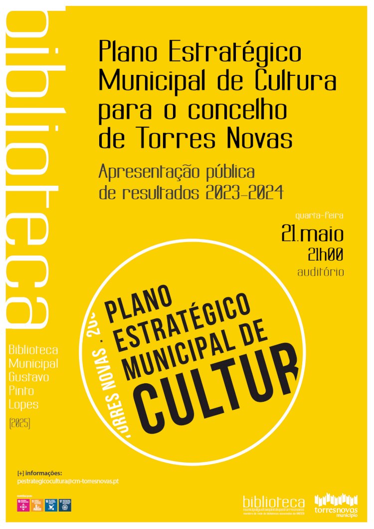 Resultados 2023/2024 do Plano Estratégico Municipal de Cultura de Torres Novas