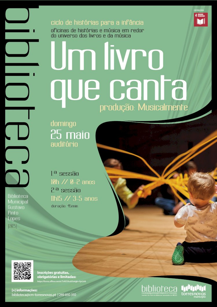 Ciclo de histórias para a infância - «Um livro que canta» na BMGPL