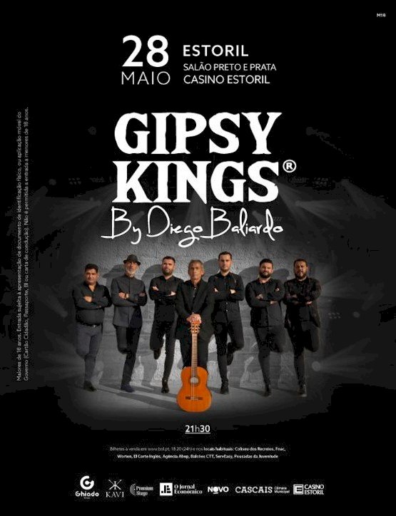 Gipsy Kings by Diego Baliardo no Salão Preto e Prata do Casino Estoril
