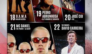 D.A.M.A, Pedro Abrunhosa, José Cid, MC Daniel e David Carreira na FeirOurém 2025