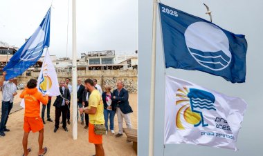 Bandeira azul já ondula no céu de todas as praias de Albufeira