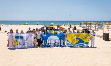 Castro Marim é o primeiro município do Algarve e hastear Bandeira Azul
