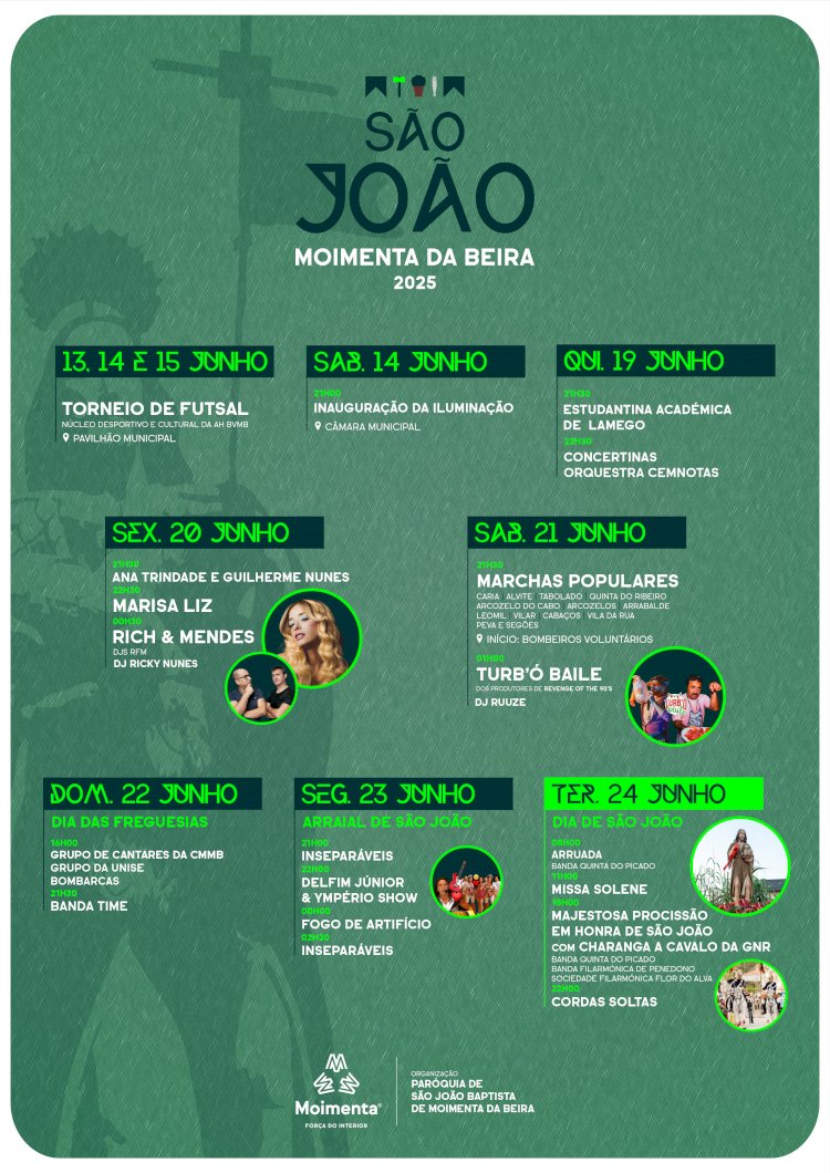 São João 2025 com programa recheado de música, tradição e alegria