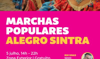 Marchas populares pela primeira vez no Alegro Sintra com Rui Unas e Mónica Sintra