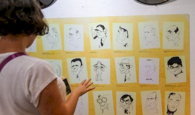 Caricaturas de Manuel Guimarães na Casa das Imagens