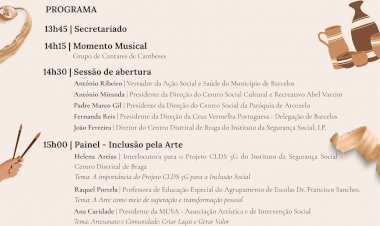 Barcelos promove tertúlia “Artesanato e Inclusão: Mãos que Transformam Vidas”