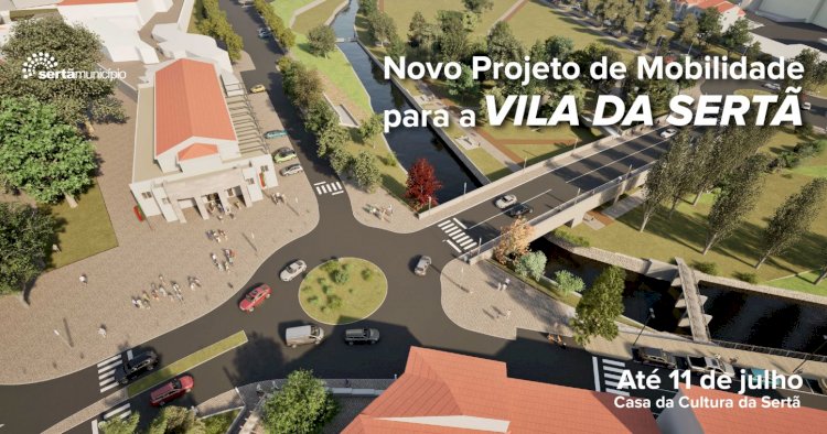 Novo projeto de mobilidade para a vila da Sertã em exposição