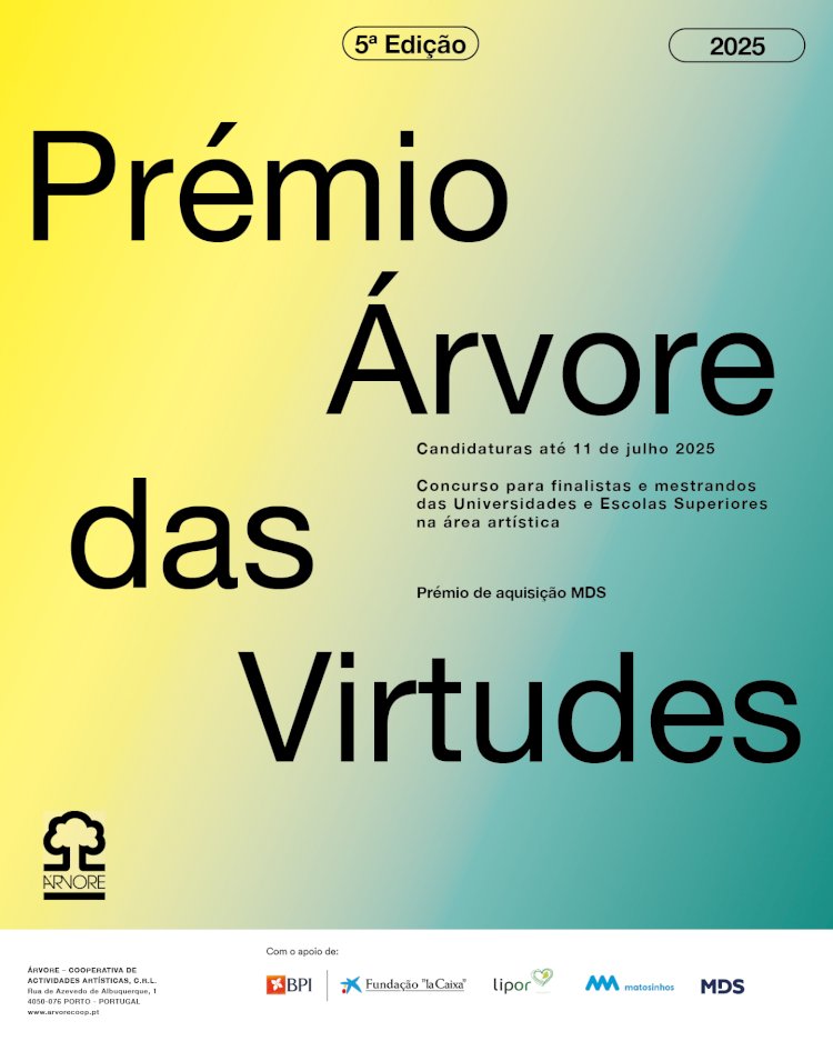 Árvore anuncia Concurso Prémio Árvore das Virtudes 2025