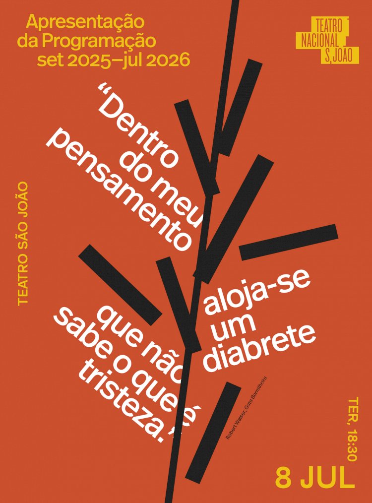 Teatro Nacional São João revela programação para a temporada Setembro–Julho 2025/2026