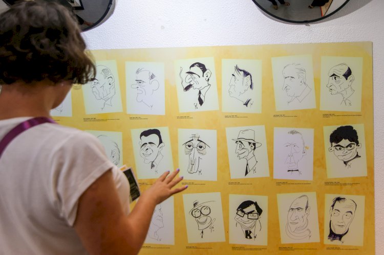 Caricaturas de Manuel Guimarães na Casa das Imagens