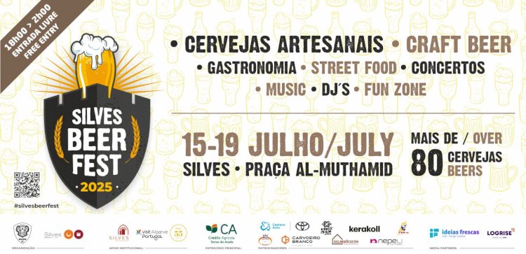 Silves Beer Fest de 15 a 19 de Julho em Silves