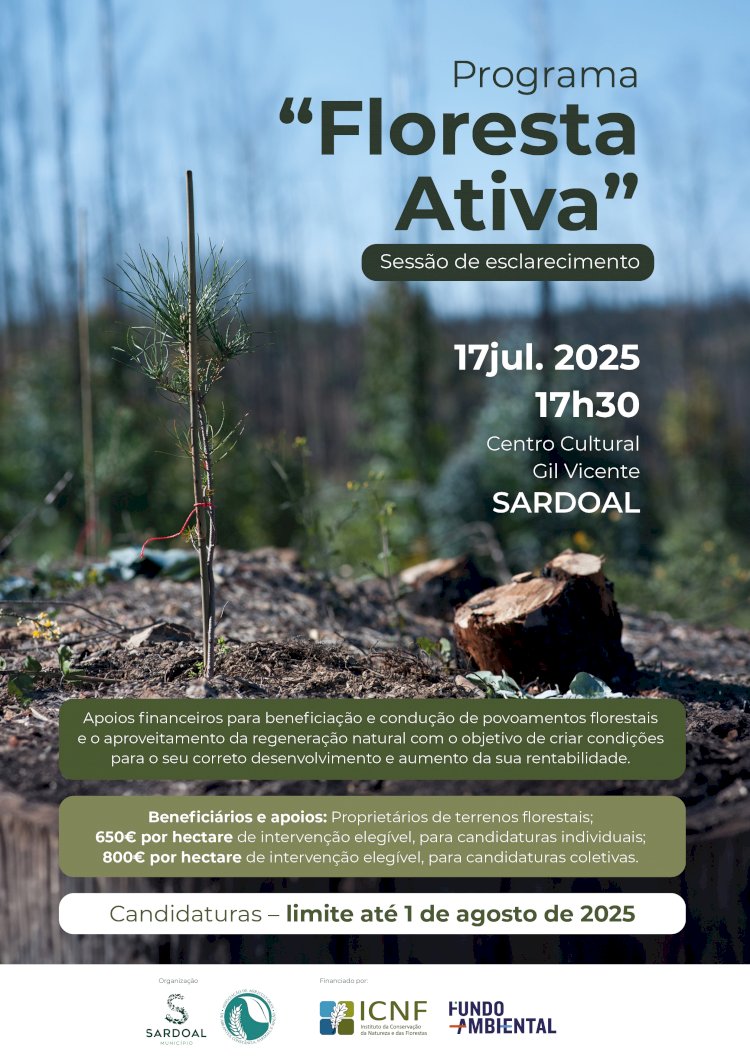 Sessão de Esclarecimento do Programa “Floresta Activa”