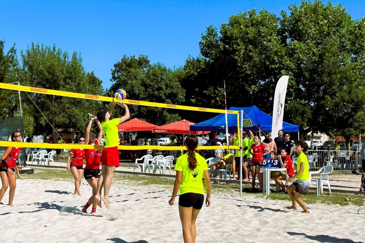Ereira Beach Volley na Praia Fluvial da Ereira