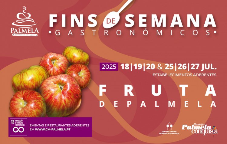 Sabor doce e fresco da fruta nos Fins de Semana Gastronómicos de julho!