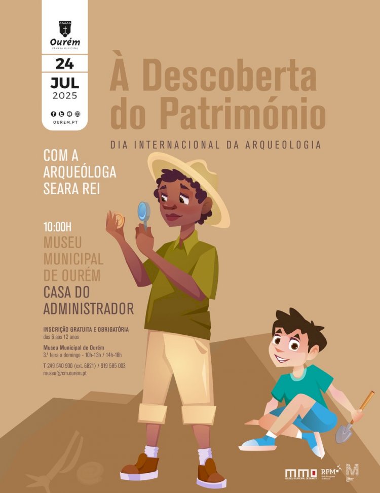 Atividade "À Descoberta do Património"- Dia Internacional da Arqueologia
