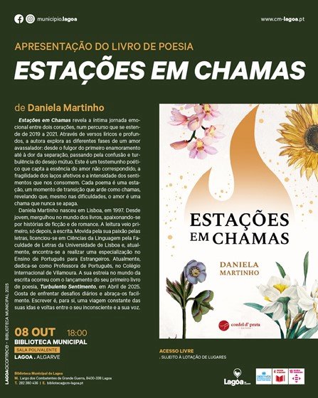 Apresentação Pública do Livro de Poesia | Estações em Chamas