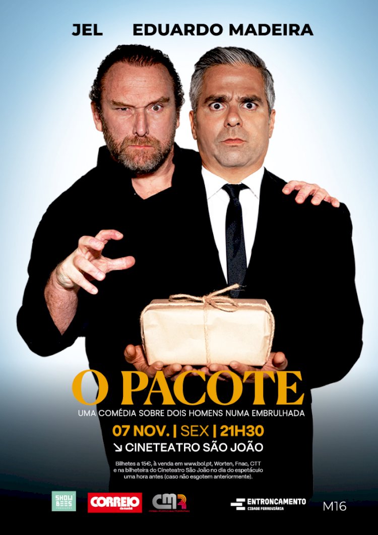 Cineteatro São João recebe comédia “O Pacote”