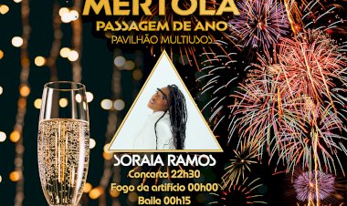Mértola celebra uma vez mais a chegada de 2026 com música, festa e fogo de artifício