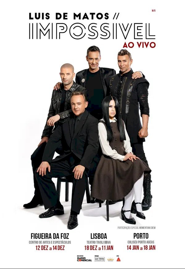 "Luis de Matos IMPOSSÍVEL Ao Vivo" está de regresso com novas ilusões e um novo e extraordinário elenco!