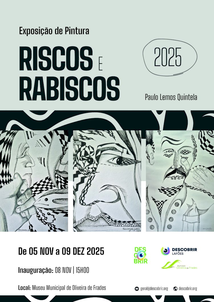 Oliveira de Frades recebe exposição de pintura de Paulo Lemos Quintela