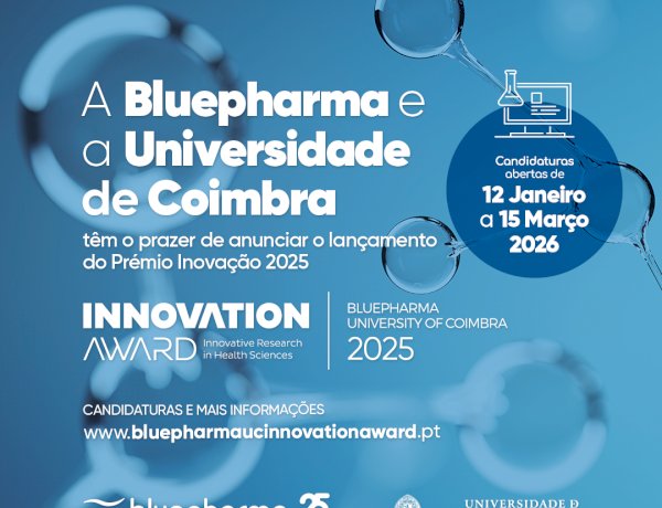 Prémio Inovação Bluepharma | Universidade de Coimbra com candidaturas abertas até 15 de Março
