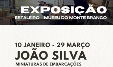 Inauguração de exposição de miniaturas de embarcações tradicionais em madeira de João Silva