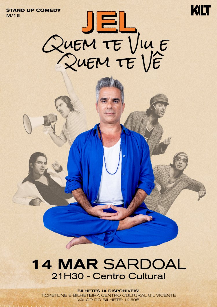 Stand-up comedy com JEL no Centro Cultural Gil Vicente