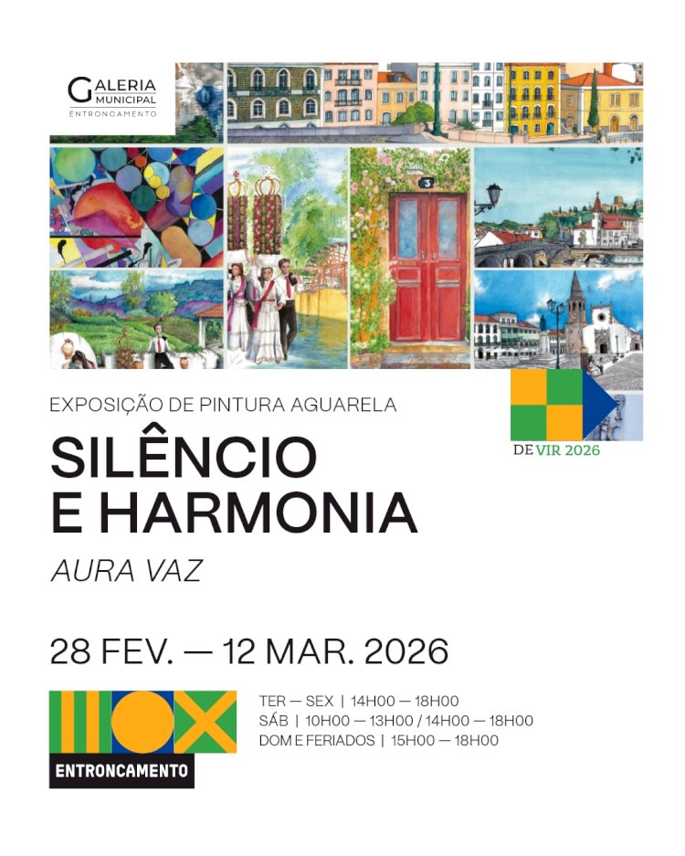 Exposição de Pintura Aguarela “Silêncio e Harmonia”